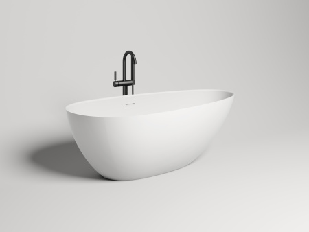 Ванна из искусственного камня Salini PAOLA 101612SMF 172х82 отдельностоящая асимметричная